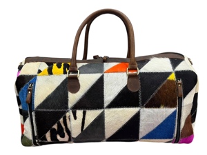 Bolso Grande B S International de Estilo Vintage, Cuero Genuino con Estampado de Cocodrilo, Cierre de Cremallera, Impermeable, Ligero y Ecológico - Product Image 5