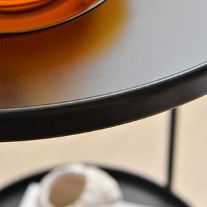 Mesa de Centro Moderna de Alta Calidad, Hecha a Mano en Europa, Elegante Mesa Auxiliar Circular de Metal, Mesa Pequeña para Sala de Estar - Product Image 5
