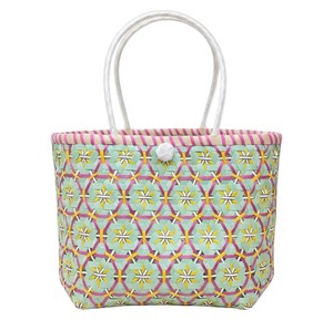 Sac fourre-tout décontracté pour femme en plastique tressé tendance, fait main, couleur menthe douce, idéal pour le shopping, vente chaude, OEM - Product Image 2