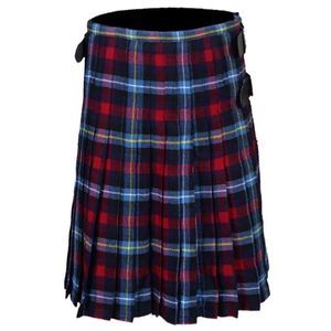 Kilt écossais GRAJTCIN pour hommes, avec un motif à carreaux traditionnel et des poches cargo latérales - Product Image 5