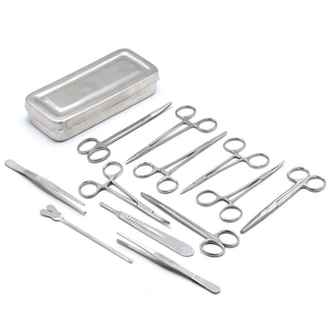 Premium <b>13</b>-Piece Manual Minor Surgery Set Stainless Steel Surgical Instruments Kit CE Certified for Hospital and Clinic Use - Product Image 1