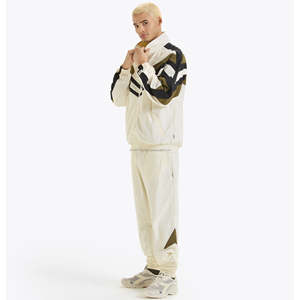 Survêtements d'entraînement blanc deux pièces vêtements de sport survêtement vêtements sport hommes survêtement survêtements ensemble de tenue - Product Image 2