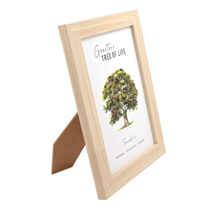 Cuadro de Madera con Árbol de la Vida y Piedras de Turmalina Verde, Obra de Arte de Cristal Hecha a Mano por la Fábrica de Gemas de Jaipur - Product Image 5