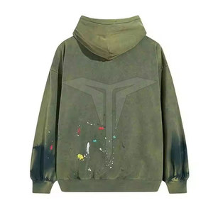 New Trendy Plus Size Men Hoodie Winter Casual Style 100% Cotton <b>Waterproof</b> Breathable Made in Pakistan - Product Image 2