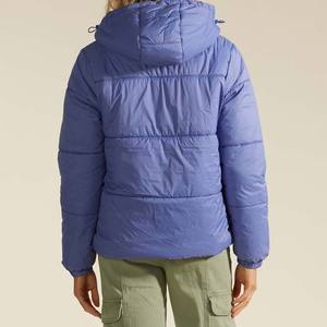 Chaqueta Acolchada Personalizada de Otoño/Invierno para Mujer, Talla Grande, Transpirable, Resistente al Viento, Teñido Liso, a la Moda - Product Image 3