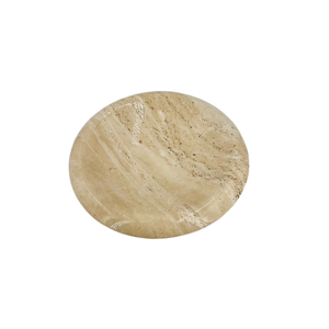 Bandeja Decorativa de Mármol Travertino de Lujo con Acabado Natural Suave para un Estilo Moderno y una Decoración Elegante - Product Image 2