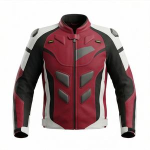 Veste de moto en cuir véritable pour homme de qualité supérieure, nouvelle arrivée, vestes de moto d'hiver, protections amovibles, personnalisables - Product Image 1