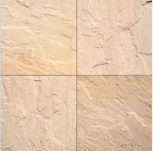 Dalles rustiques en pierre de grès rose désertique, surface polie, bandes polies, Jodhpur, pour terrasses extérieures - Product Image 3