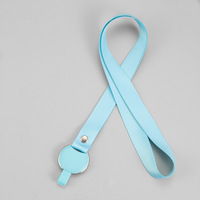 Lanières personnalisées en polyester écologique avec enrouleur de badge rétractable en plastique durable et porte-carte d'identité
