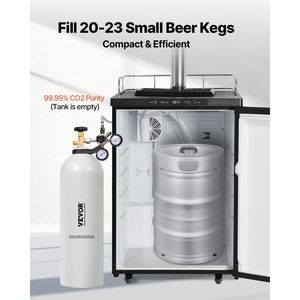 Nuova Bombola CO2 in Lega di Alluminio da 20 Libbre con Rivestimento Spray Leggero, Valvola CGA320, Maniglia in Rame Viola, Cilindro Gas da 20 Libbre - Product Image 3