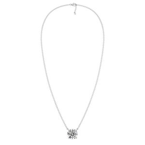 สร้อยคอจี้ทรงกลมแบบโซลิแทร์ - Product Image 4