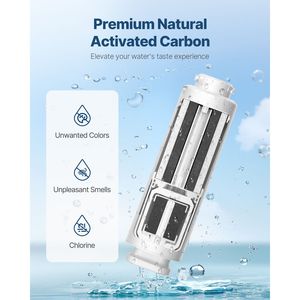 Filtro Acqua Composito PCF a 6 Strati, Ricambio Filtro PCF per Camper e Auto, Riduce l'Odore di Cloro, Compatibile con Vari Modelli - Product Image 4