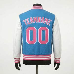 Veste de baseball personnalisée avec logo pour hommes et femmes, style tendance, veste varsity, broderie personnalisée, vestes letterman - Product Image 3