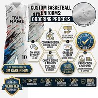 Uniformes de Baloncesto Sublimados Personalizados, Camisetas de Entrenamiento Transpirables de Secado Rápido, Camisetas de Baloncesto Estampadas, Venta Directa de Fábrica