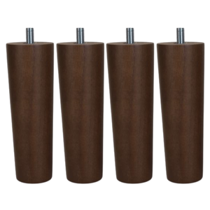 Pieds de canapé en bois de style industriel en gros, pieds de meubles en caoutchouc faciles à installer pour canapé, lit, armoire – Fournisseur d'usine - Product Image 5