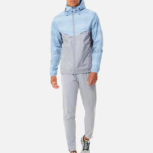 Conjunto de Chaqueta y Pantalones Deportivos para Hombre, Ligeros, de Poliéster, con Cierre, para Exteriores y Gimnasio, Transpirables, Precio Económico, OEM - Product Image 1