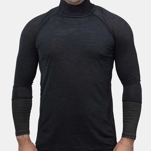 Protège-cou en tissu résistant aux coupures, vêtement de compression, personnalisation pour joueur de hockey professionnel, sous-vêtement à col haut - Product Image 1