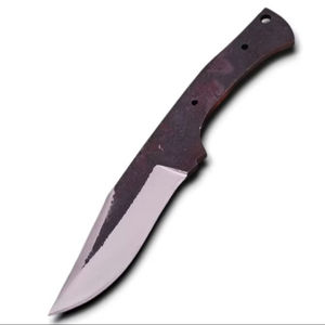 มีดสกินเนอร์เหล็กกล้าคาร์บอนคุณภาพสูงสำหรับแคมป์ปิ้ง EDC ใบมีดแบบดรอปพอยต์ ฟูลแทงค์ ตีขึ้นรูปด้วยมือ เป็นมิตรกับสิ่งแวดล้อม ขนาดสั่งทำได้ - Product Image 1