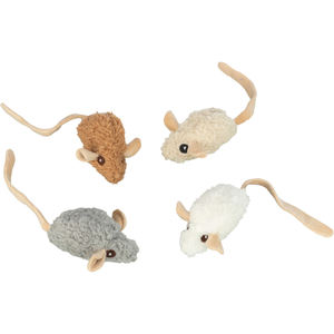 Juguetes chirriantes para mascotas con forma de ratón de 18 cm - Product Image 1