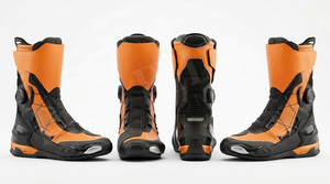 Botas de Motociclismo Resistentes para Exteriores, Antideslizantes, Impermeables, Transpirables, para Carreras y Turismo - Product Image 4