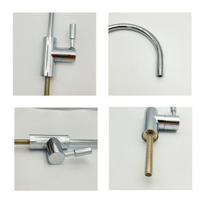 ก๊อกน้ำสังกะสีแบบเดี่ยวที่ทันสมัยเคลือบผิวแบบคลาสสิกตัวถังพลาสติกเคลือบเงาติดผนังชุบแบบคลาสสิก - Product Image 3