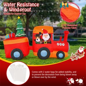 Decorazioni Natalizie Gonfiabili a Forma di Treno da 2,6 Metri per Giardino - Product Image 6