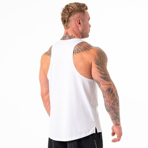 Débardeur de sport pour homme à col ras du cou, léger, écologique, respirant, séchage rapide, en polyester, sans manches, coupe musculaire, épaules larges - Product Image 3