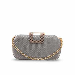 Clutch de lujo gris para mujer - Product Image 3