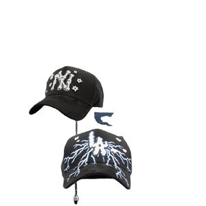 Gorra de Béisbol de Alta Calidad Unisex para Adultos, Estilo Vintage de 5 Paneles, Estructurada, con Visera Curva, Ajustable, de Lona - Product Image 3