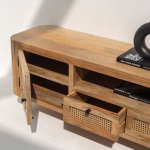 ตู้วางทีวีไม้แวนดานา โนวารา เซเรโน ดีไซน์ทันสมัยแบบมินิมอล ทำจากไม้เนื้อแข็ง - Product Image 2