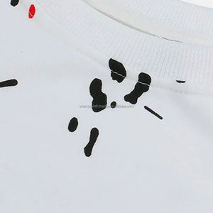 Sweatshirts à col rond unis avec logo personnalisé pour hommes Sweat-shirt à col rond de haute qualité délavé à l'acide pour la vente en ligne - Product Image 4