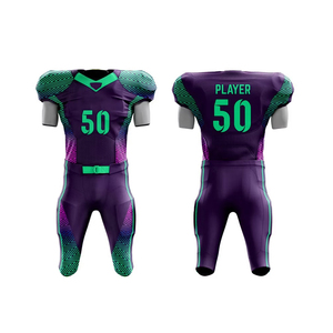 Ensemble de maillots et pantalons de football américain de qualité supérieure, sur mesure, pour hommes. - Product Image 1