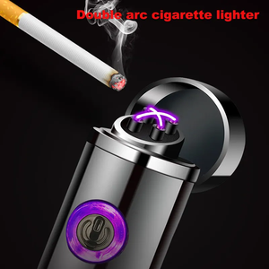 Eco-Friendly type-c charging Gift box packaging Windproof Cigarette Lighter Wholesale Electronic Lighter Custom logo - Product Image 2