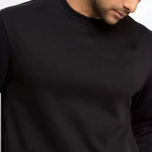 High Quality Men Sweatshirt Cotton Fleece Pullover O-Neck Custom <b>Design</b> Streetwear Oversized Fit Winter Clothing Manufacturer - Product Image 5