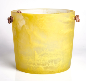 Seau à glace en résine rond, bac à boissons fait main, étanche, anti-fuite, accessoires de bar, refroidisseur à vin, capacité 3L pour fêtes, maison, hôtel - Product Image 3