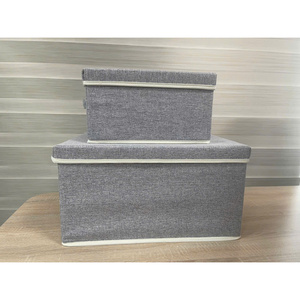 MA49GR Foldable 45x35x24cm Fabric Storage <b>Box</b> 1.3kg for Organizing Clothing Toys & Accessories in <b>Wardrobe</b> or Living Room - Product Image 4