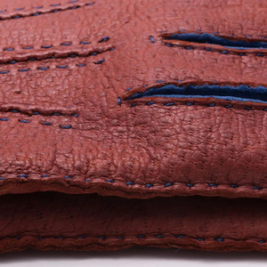 Gants de conduite convertibles en cuir de vachette marron, design mitaines pliables pour la conduite en extérieur, les voyages et la protection hivernale - Product Image 3