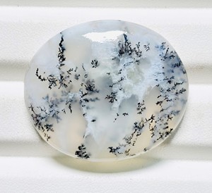 Opale Dendritique Cabochon en Agate Dendritique, Pierre Semi-Précieuse pour la Fabrication de Bijoux, Opale Dendritique Cabochon Libre - Product Image 4