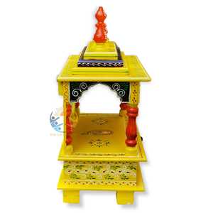 Templo de madera pintado a mano decoración del hogar para un ambiente hogareño elegante - Product Image 2