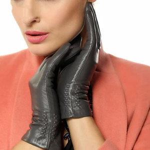 New Fashion Design Touch Screen <b>Gloves</b> Outdoor Genuine Leather <b>Warm</b> <b>Gloves</b> Simple Fashion Driving <b>Gloves</b> - Product Image 1