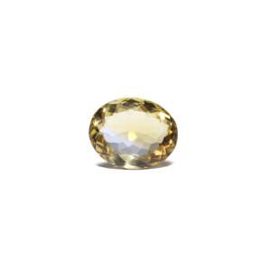 Natural Golden Citrine 5.75 Carat Oval Cabochon Loose Gemstone for Fine Jewelry - Product Image 1
