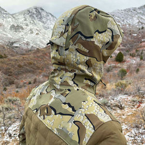 Chaqueta de Caza Impermeable con Camuflaje para Hombre, Abrigo Térmico Acolchado con Capucha, Ropa de Senderismo Táctica Resistente al Viento - Product Image 4