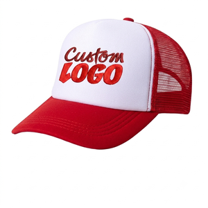 OEM 2026 New Arrival Custom Logo Embroidered Trucker <b>Hat</b> Green White Mesh Adjustable Unisex Casual Spring Summer 5-Panel <b>Cap</b> - Product Image 5