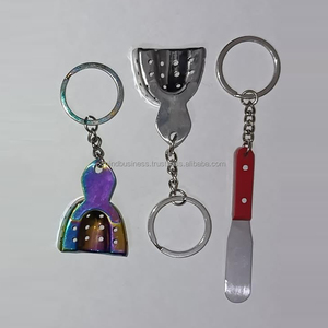 Llaveros de Acero Inoxidable con Forma de Dientes, de Alta Calidad, con Logotipo Personalizado, Tamaño de Viaje, para Clínicas Dentales, Publicidad Médica - Product Image 2