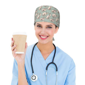 Gorro Quirúrgico Médico, Gorro de Enfermera, Gorro para Cirugía, Accesorios para Trabajadores de Hospitales y Clínicas, Gorro para Veterinarios, Técnicos de Laboratorio - Product Image 6