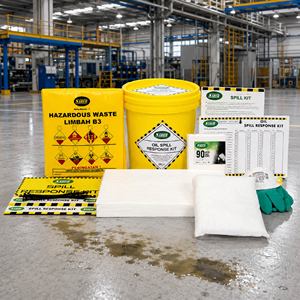 Kit d'intervention d'urgence pour déversements d'hydrocarbures industriels et de carburant - Product Image 1