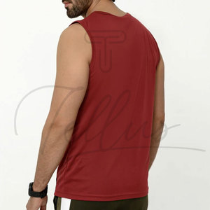 Camiseta sin Mangas para Hombre de Alta Calidad, Personalizada, de Color Sólido, de Secado Rápido, de Alta Gama - Product Image 2