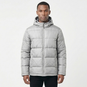 <b>Men's</b> Casual Winter Puffer Coat Lightweight Hooded Warm <b>Jacket</b> <b>for</b> Everyday Outdoor Use - Product Image 6