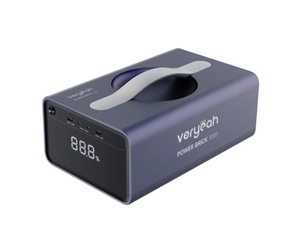 Portable <b>Power</b> Bank Charger Box <b>USB</b> Type C <b>Hub</b> with Digital Display Carry Handle for Travel Desk Use - Product Image 1