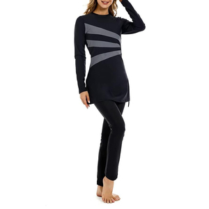 Waterproof High Quality Burkinis Muslim Swimwear <b>Islamic</b> <b>Swimsuit</b> Regular Fit Modest Women Swimwear <b>Islamic</b> Front High Waist - Product Image 3